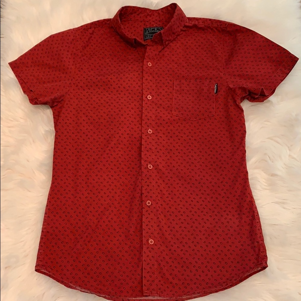 Men’s Jack Surf Shirt Short Sleeve Small